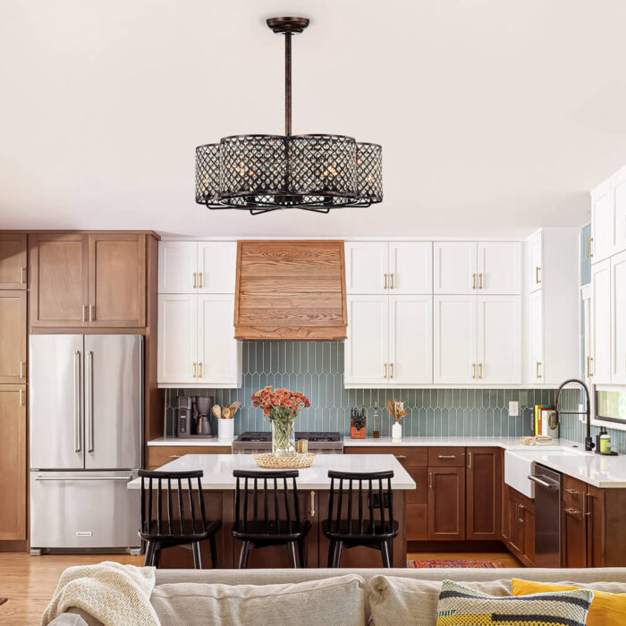 rustic ceiling fans with lights