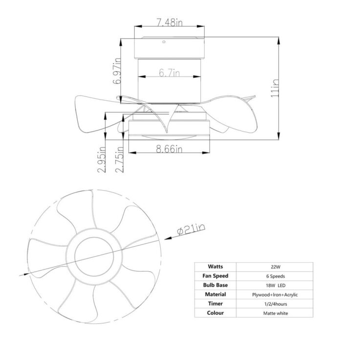 white flush mount ceiling fan with light