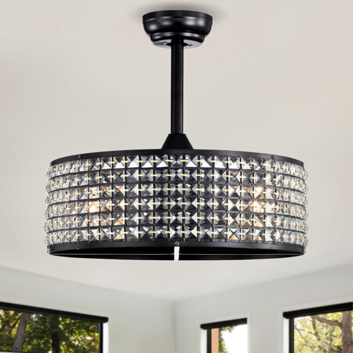 Black Fandelier Ceiling Fans With Lights